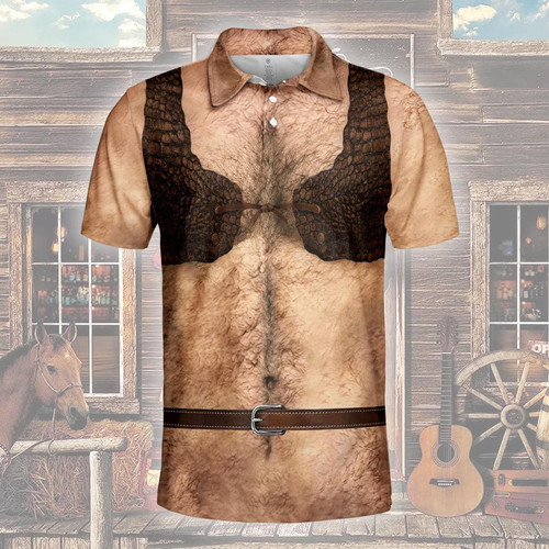 Funny hairy chest tee - funny,