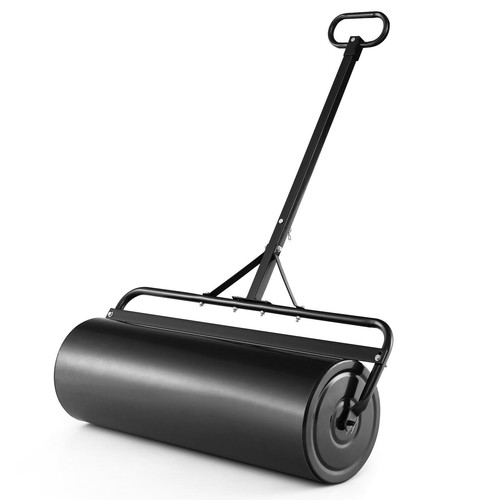 63l metal yard lawn roller - metal,