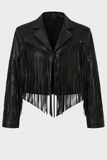 Women Black Leather Jacket