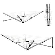 Wall Mounted 5 Arm 26m Clothes