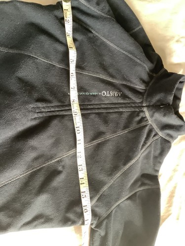 Musto black fleece - top, size