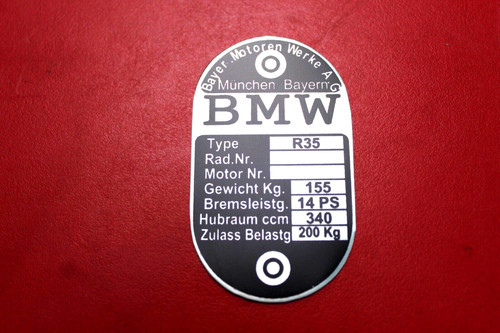 Bmw r35 aluminium name - r35,