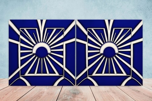 Art deco design ceramic tiles - design,