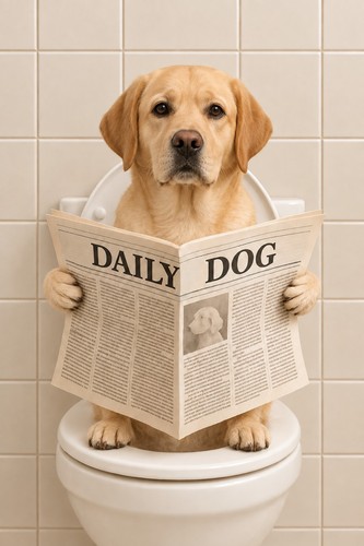 Labrador dog bathroom prints - labrador,