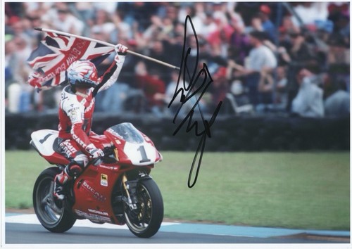 Carl fogarty hand signed - hand,