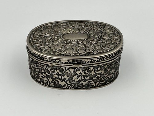 Vintage silver tone metal - silver,