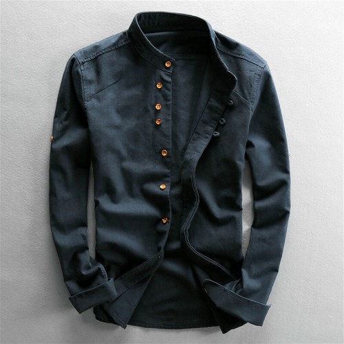 Men cotton linen - cotton, shirt