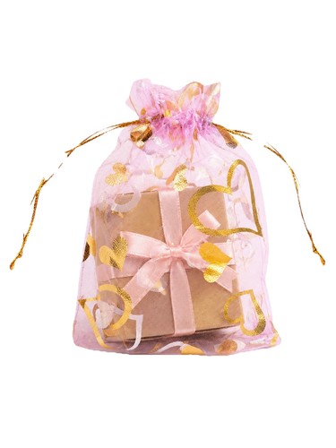38x pink organza - 38x, gift