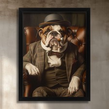 Vintage Bulldog Wall Art