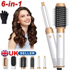 6in1 Hair Styler Magic Hair Styler Blow Dryer Brush with Ionic Hair Curler 1000W