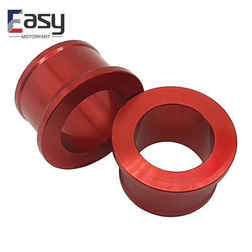 New wheel hub spacers - new, red