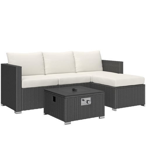 Five piece rattan - rattan, garden