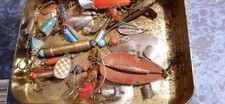 Old Tin Box Vintage Fishing