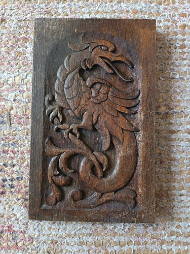 Antique carved oak - antique,