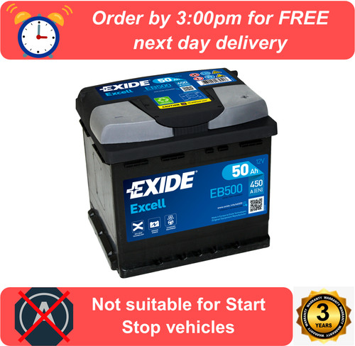 Eb500 exide excell - exide, battery