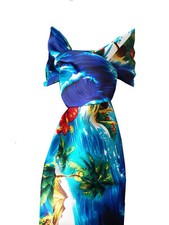 Hawaiian Tropical Beach SATIN