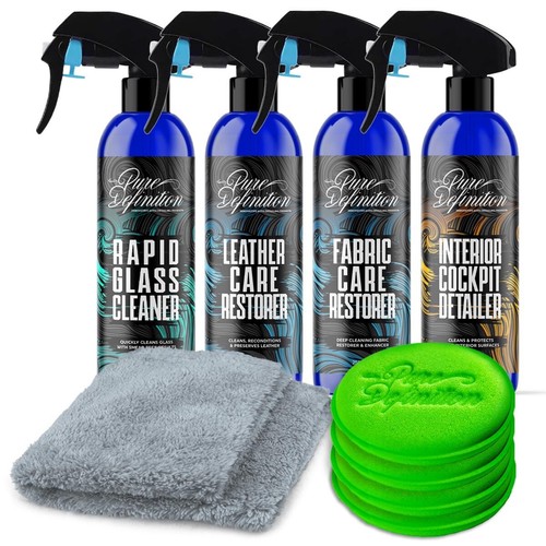 Car interior cleaning kit - car,