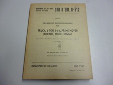US Army Truck parts list 1951