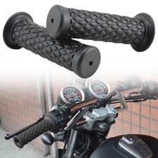 Universal Motorcycle Motorbike Rubbers Handlebar Grips Pair 22mm 7/8" Anti-Slip