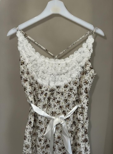 Vintage cream floral cami - vintage,
