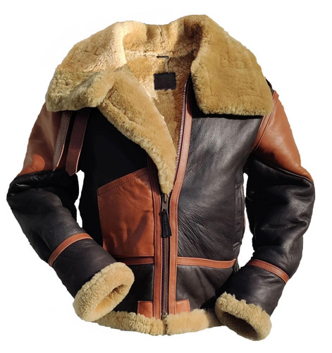 Raf brown mens bomber - b3,