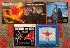 Collection of vinyl albums featuring Ted Heath