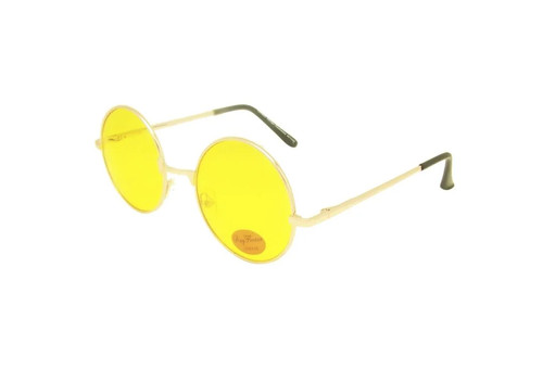 Yellow lens rose - lens, gold