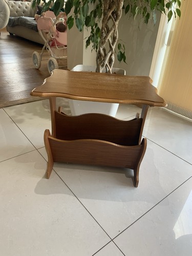 Vintage side table with - side,
