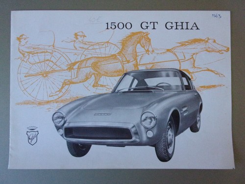 Ghia 1500 coupe - gt, orig