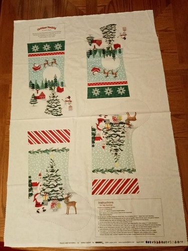 Christmas stocking fabric - stocking,