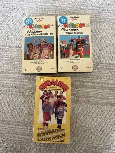 Vintage kidsongs vhs lot - vintage,