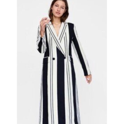 Zara striped blazer dress - blazer,