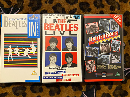The beatles vhs cassettes - vhs, 3