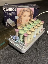 Vintage Clairol Curl Control Heated Rollers – 20 Set with Box, Working