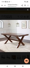 Grange Extending Dining Table, 180-220cm, Dark Oak Veneer & Solid Hardwood