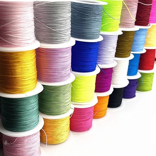 30m waxed nylon cord - 30m, 30m/roll
