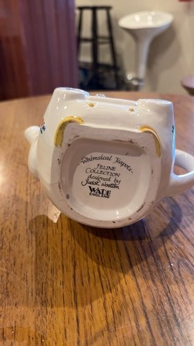 Whimsical teapot from - teapot, feline