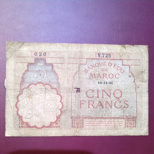 1941 5 francs - 🇲🇦,