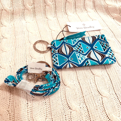 Vera bradley zip lanyard - bradley,