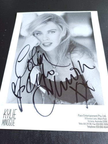 Kylie minogue autograph - kylie,