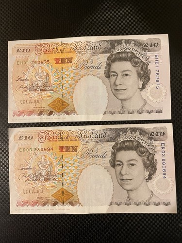 Old british ten - british, pound-good