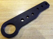 Anodized aluminium rear tow