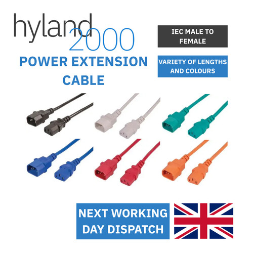 Power extension cable iec male - power,