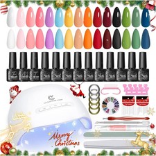 Gel Nail Polish Kit with LED