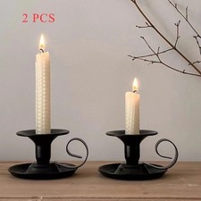 2X Iron Candlestick Stand