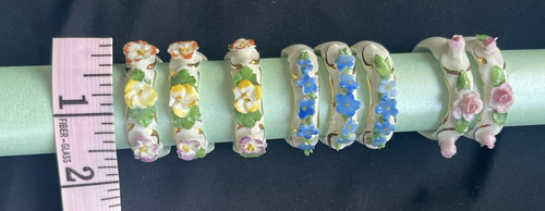Vintage hand painted porcelain - hand-painted,
