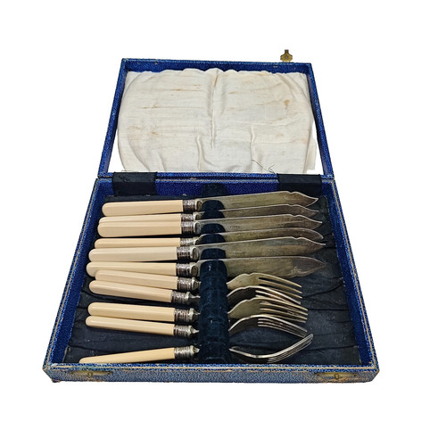 Vintage epns fish cutlery - vintage,
