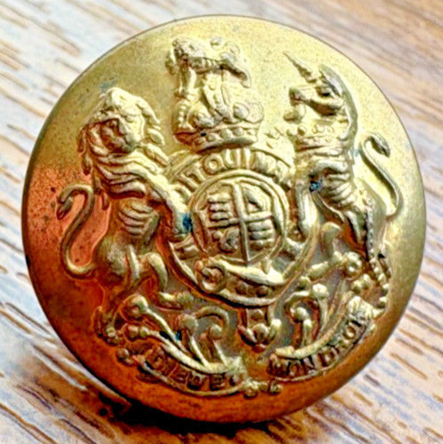 Royal arms tunic - royal, button
