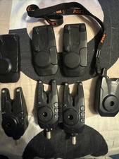 Set Of Three Fox Mini Micron X Alarms With Remote Receiver Carp Fishing (41r)