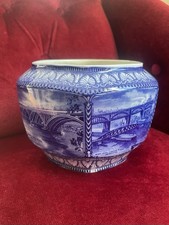 Antique Maling Ware Tea Caddy Ringtons Vintage Newcastle Upon Tyne Landmarks